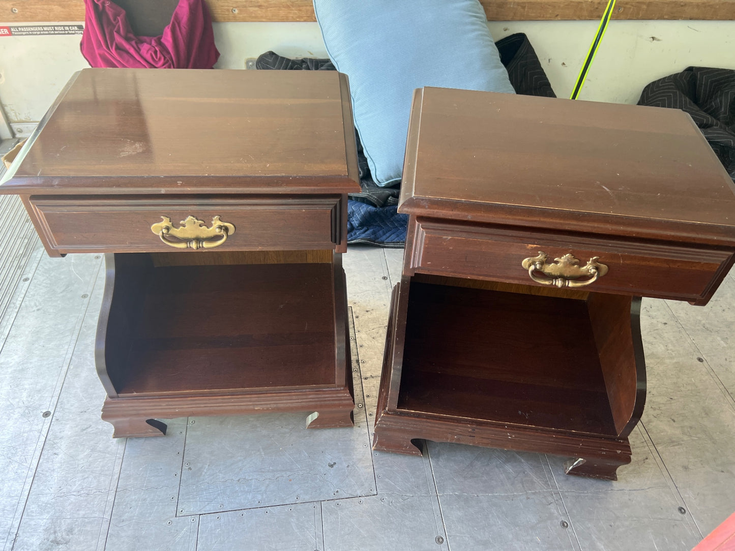 Nightstand Brown Wood