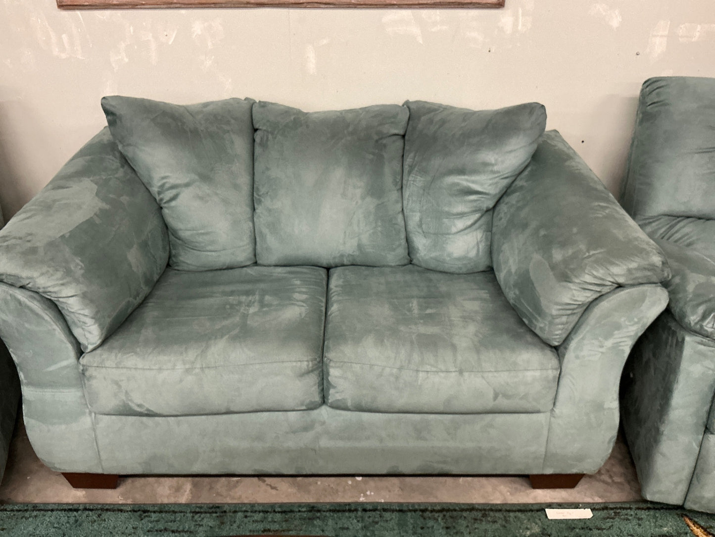 Sofa Light green Upholstery fabric
