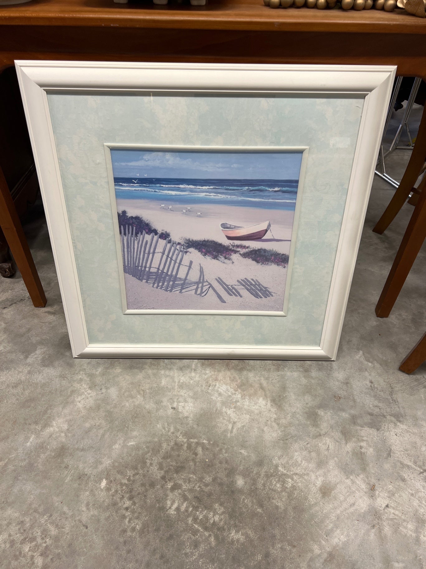 Lin Seslar Receding Surf Print