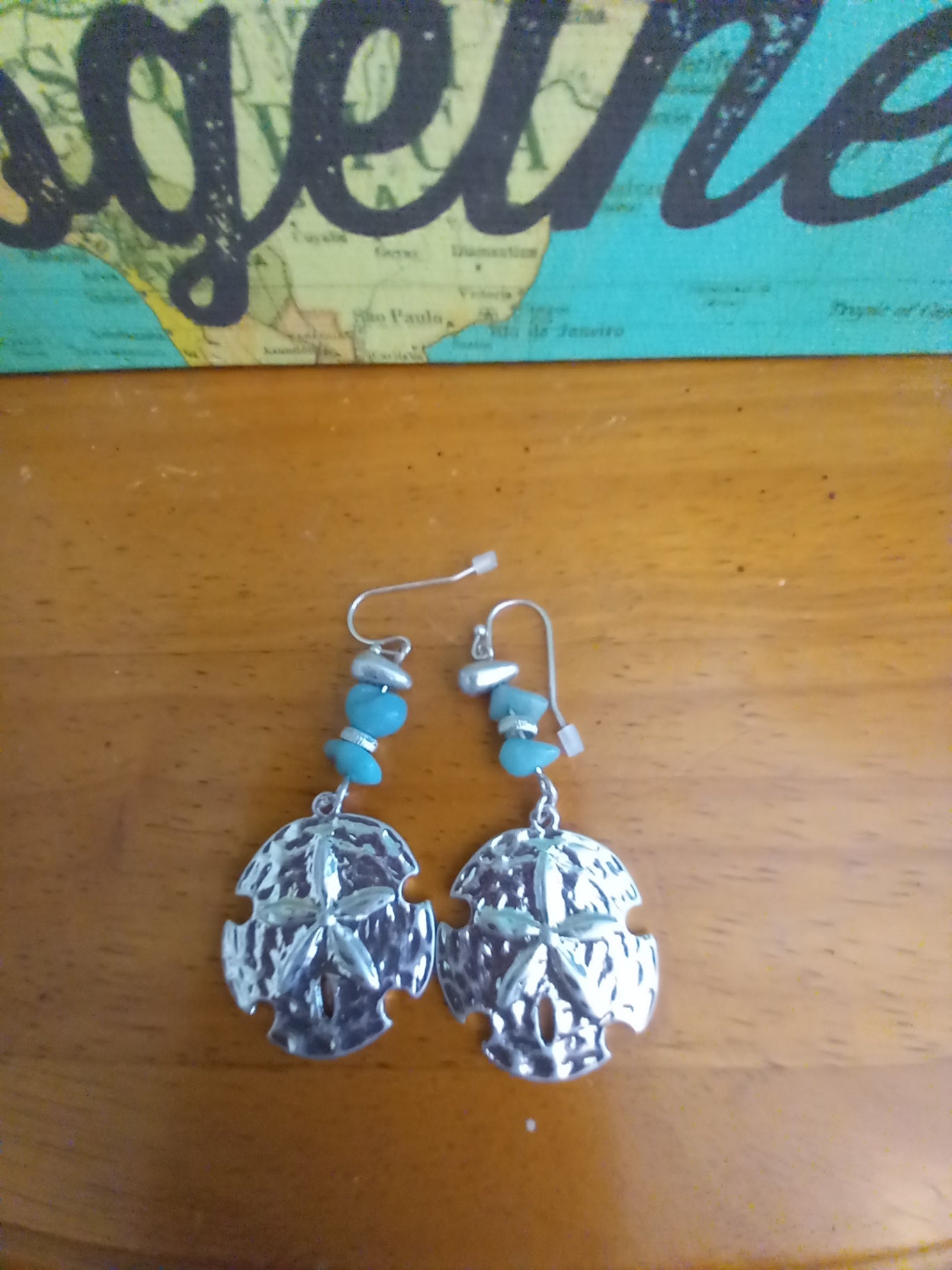 Sand dollar earrings dsc