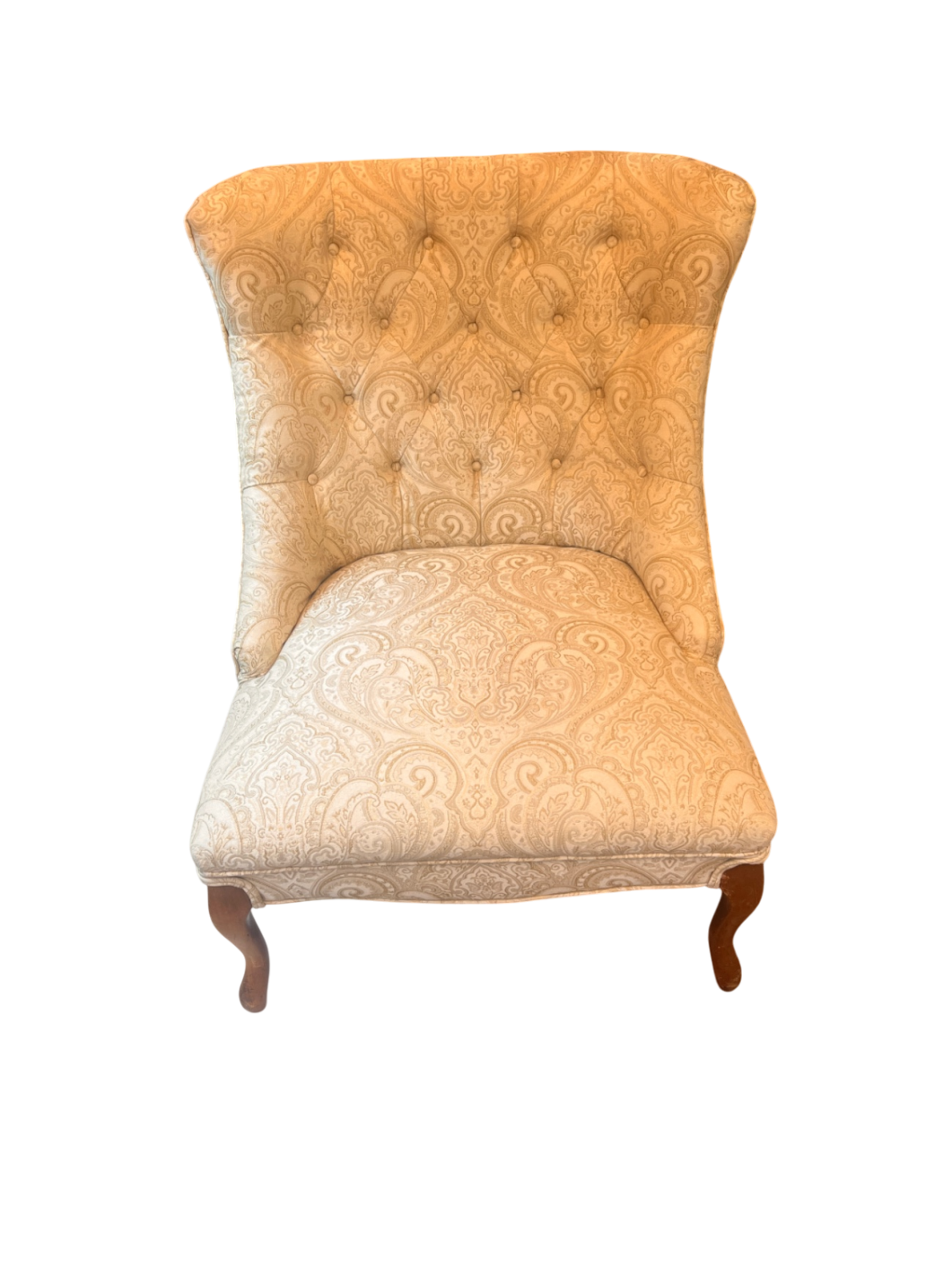 Chair Beige Upholstered fabric
