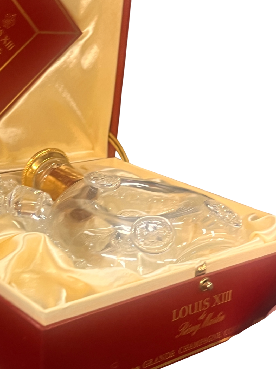 Louis XIII de Rémy Martin Cognac Baccarat Crystal Decanter (Empty) w/ Box, Stopper & Booklet