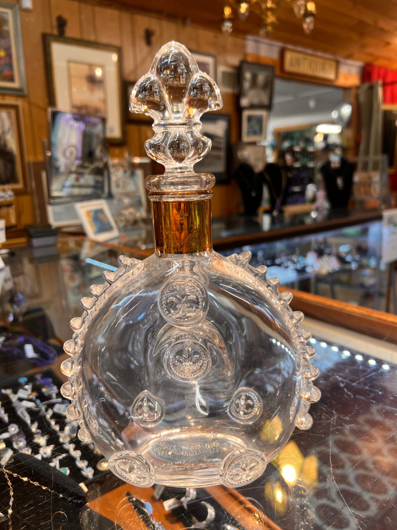 Louis XIII de Rémy Martin Cognac Baccarat Crystal Decanter (Empty) w/ Box, Stopper & Booklet