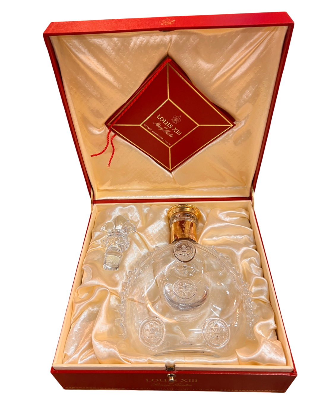 Louis XIII de Rémy Martin Cognac Baccarat Crystal Decanter (Empty) w/ Box, Stopper & Booklet