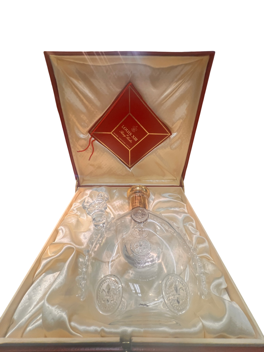 Louis XIII de Rémy Martin Cognac Baccarat Crystal Decanter (Empty) w/ Box, Stopper & Booklet