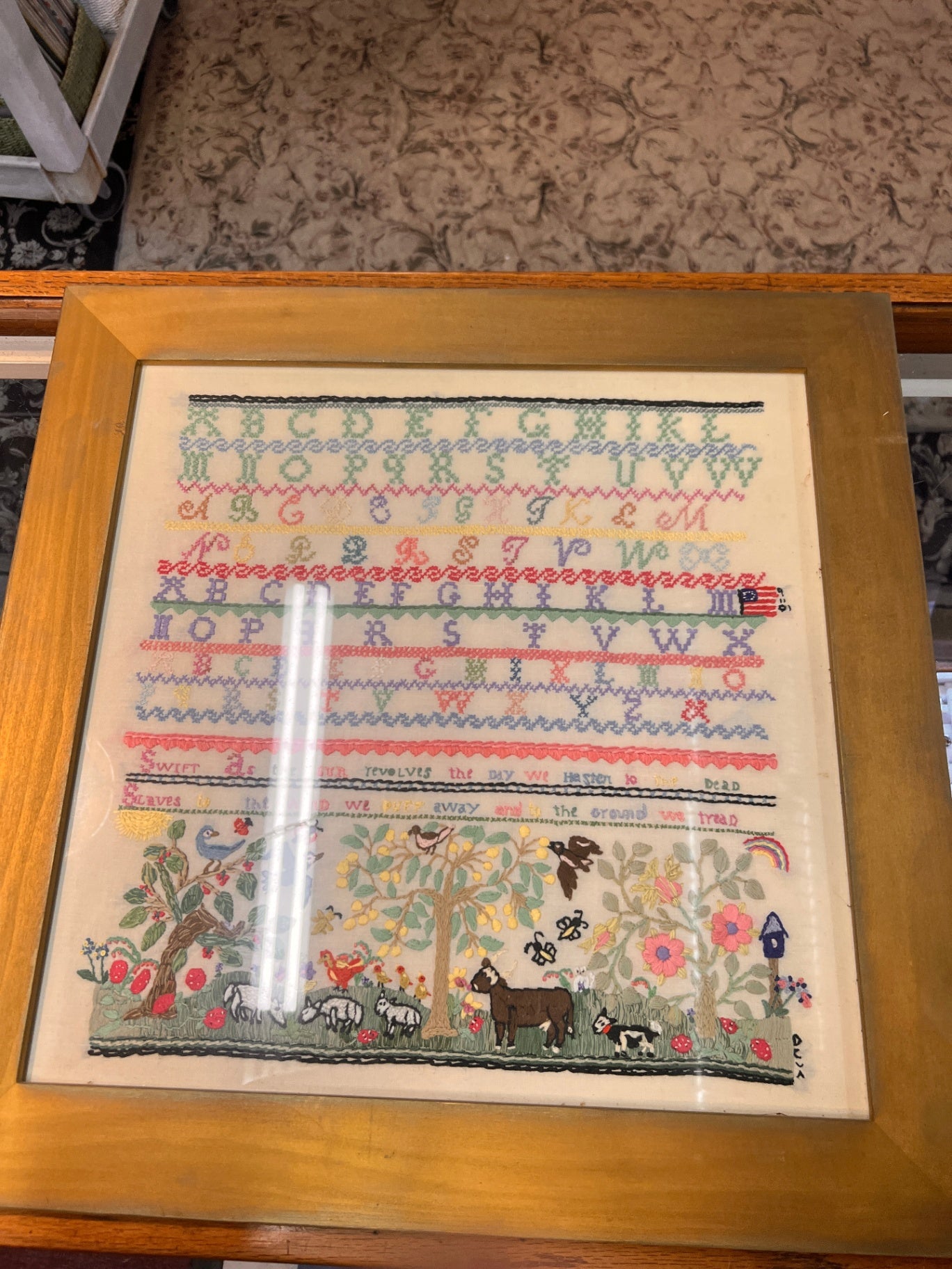 Williamsburg by Elsa Williams Needlework Sampler "The Farm"