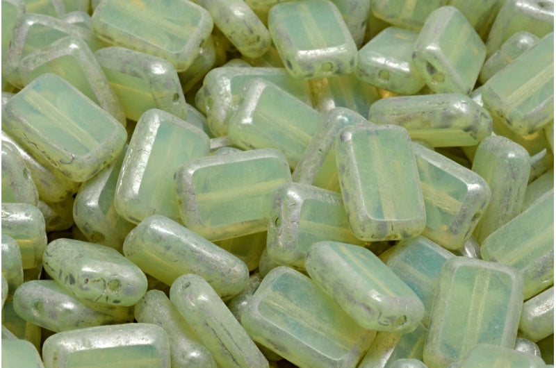 Table Cut Rectangle Beads, 81000 86700 (81000-86700), Glass, Czech Republic