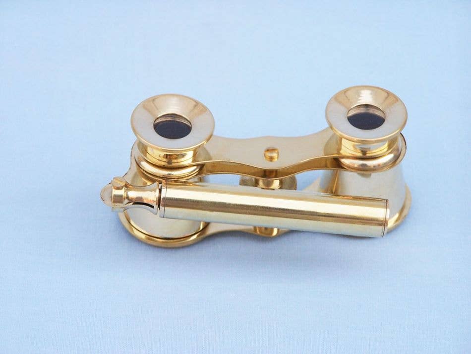 Scouts Solid Brass Binocular w/Handle 4"