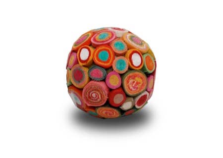 Cotton Ring Deco Ball, Sm, 12