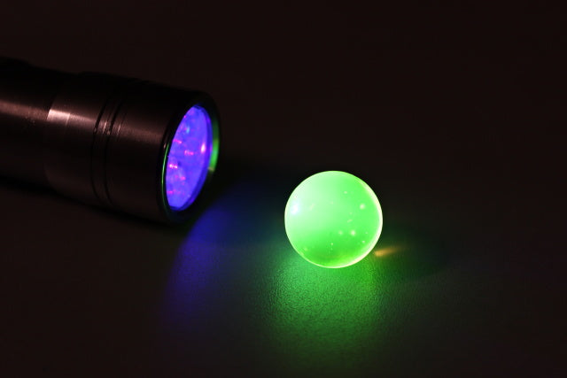 Uranium Round Glass Sphere Marble