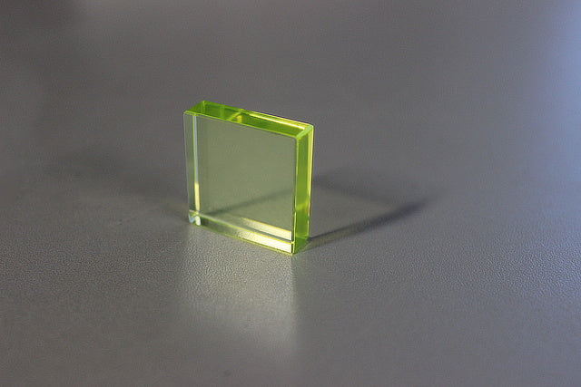 Uranuim Glass Bar Table Cut Polished, Glass, Czech Republic