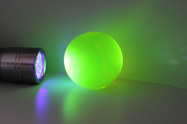 Uranium Round Glass Sphere Marble