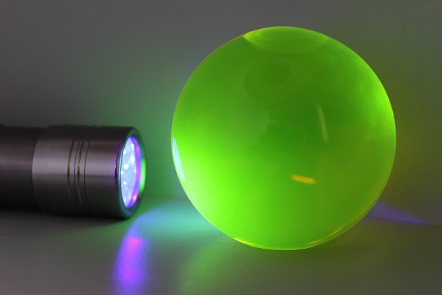 Uranium Round Glass Sphere Marble
