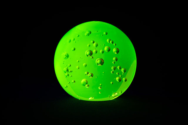 Uranium Round Glass Sphere Marble