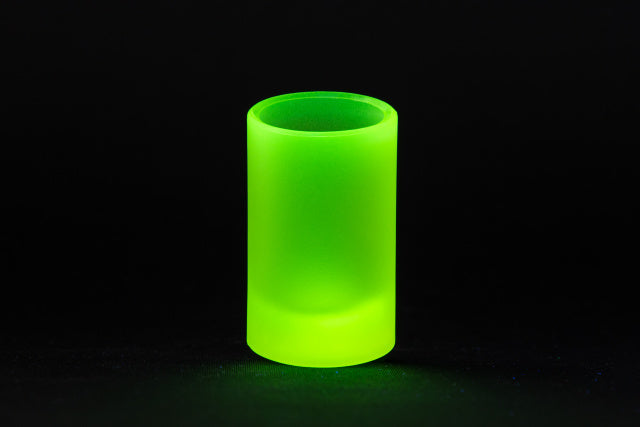 Uranium Glass Tableware (Glow under UV) - Glass for Shots, Czech Republic