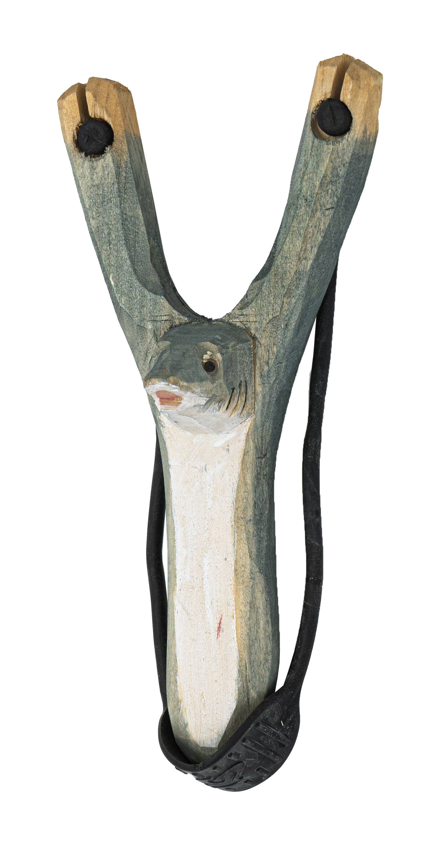 Wooden Animal Slingshots: Fish