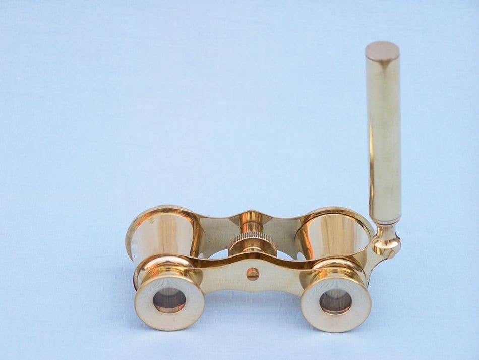Scouts Solid Brass Binocular w/Handle 4"