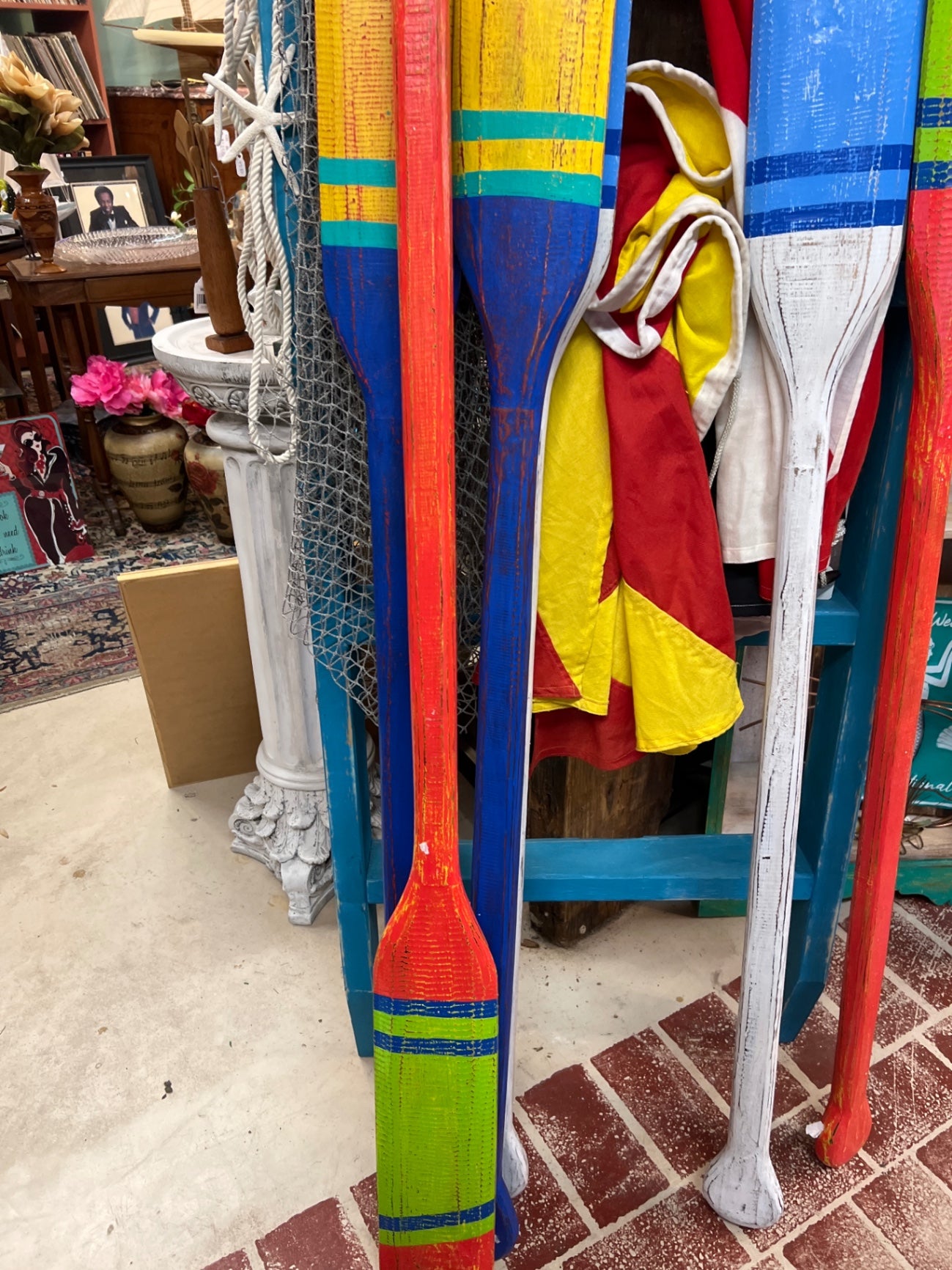 Oar Multicolor (Red, Blue, Green, Yellow) Wood