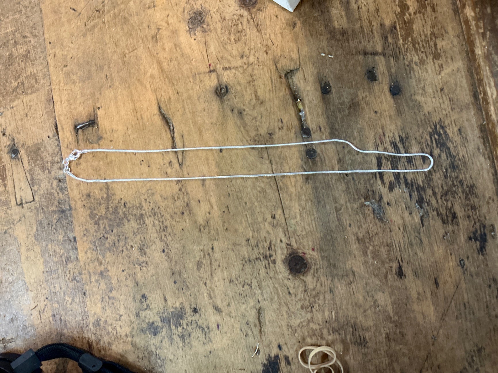 Necklace Silver Metal