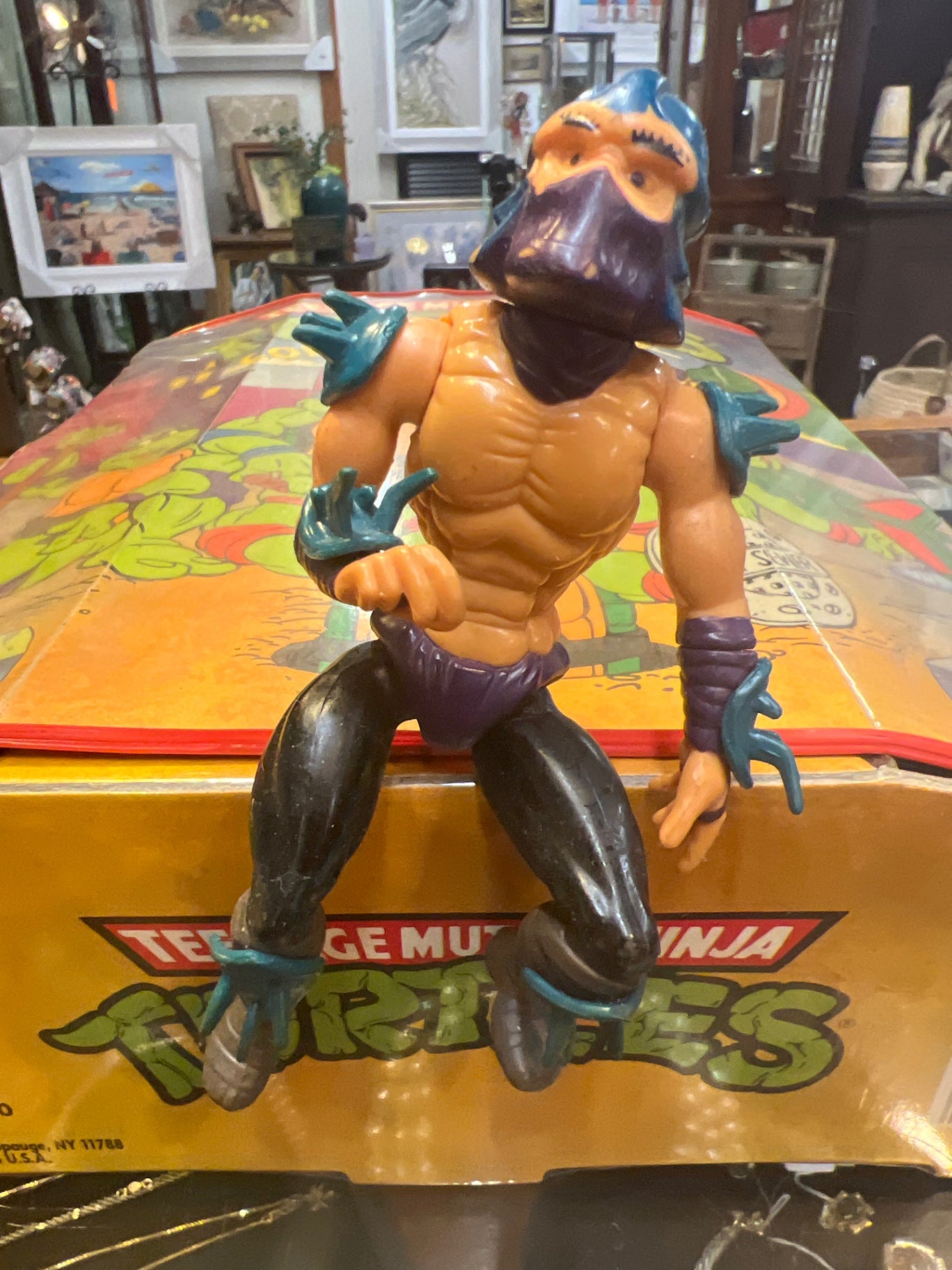 TMNT Toy Figurine Multicolored Plastic or Resin
