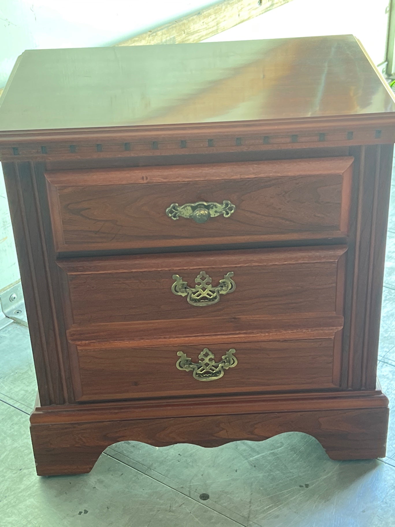 Nightstand Brown Wood