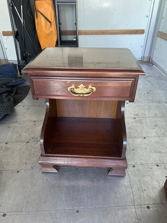 Nightstand Brown Wood