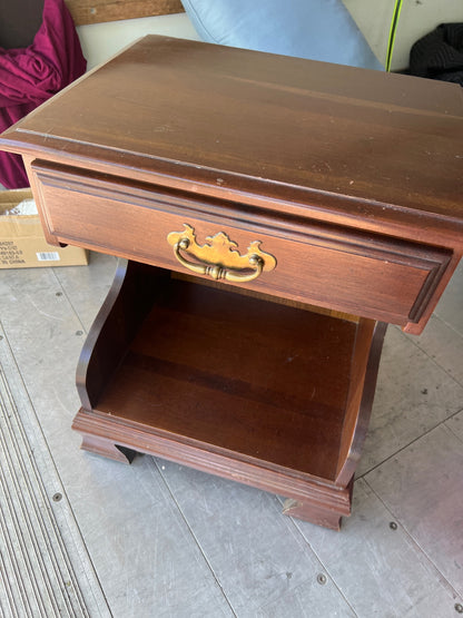 Nightstand Brown Wood
