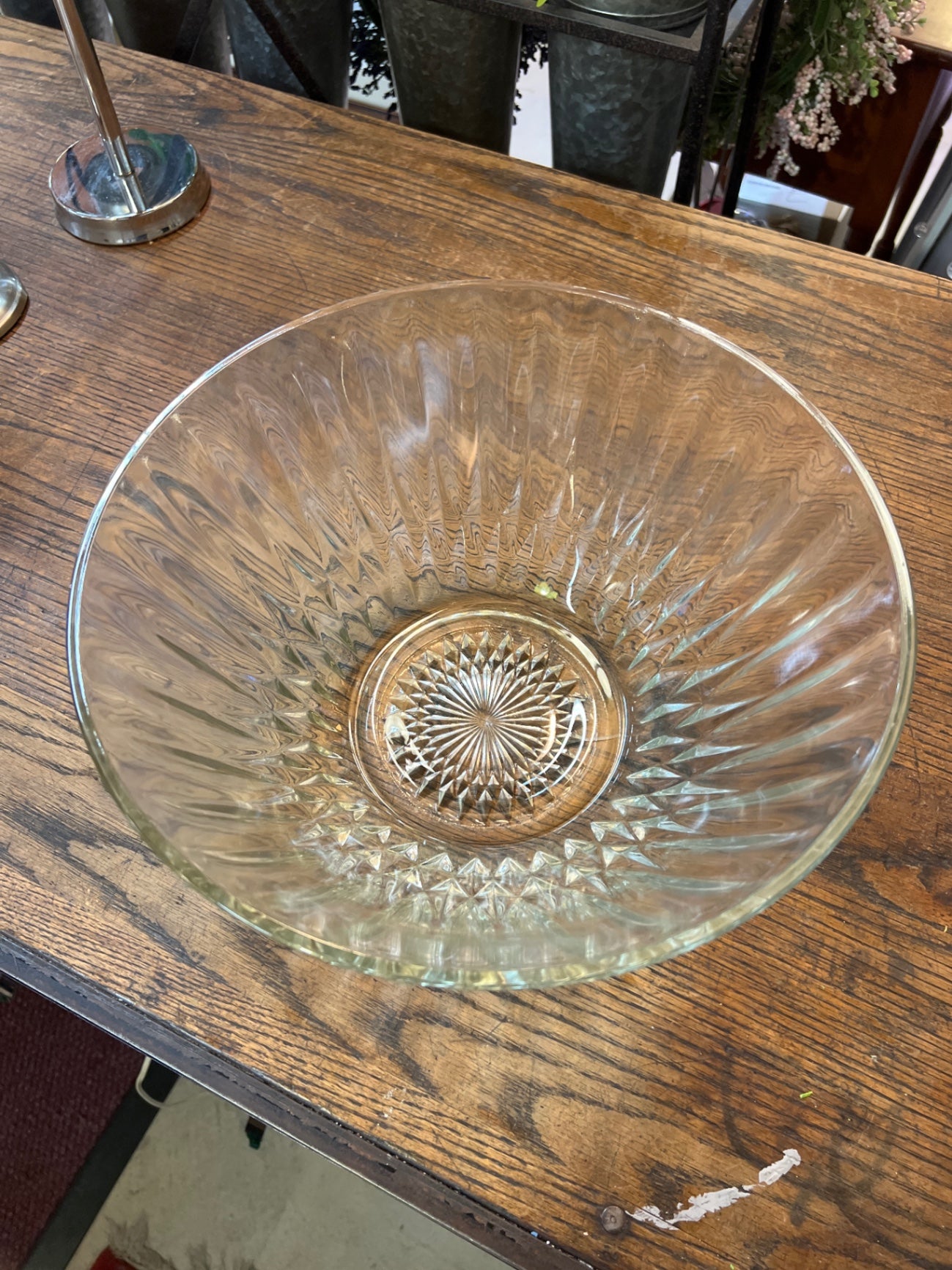 Glass Punch Bowl