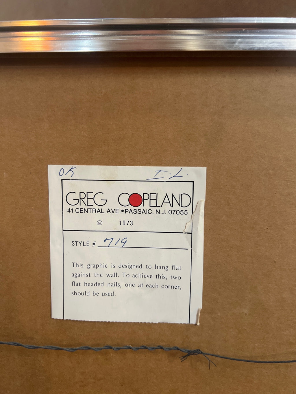 Framed Poster Multicolored Paper 24x30