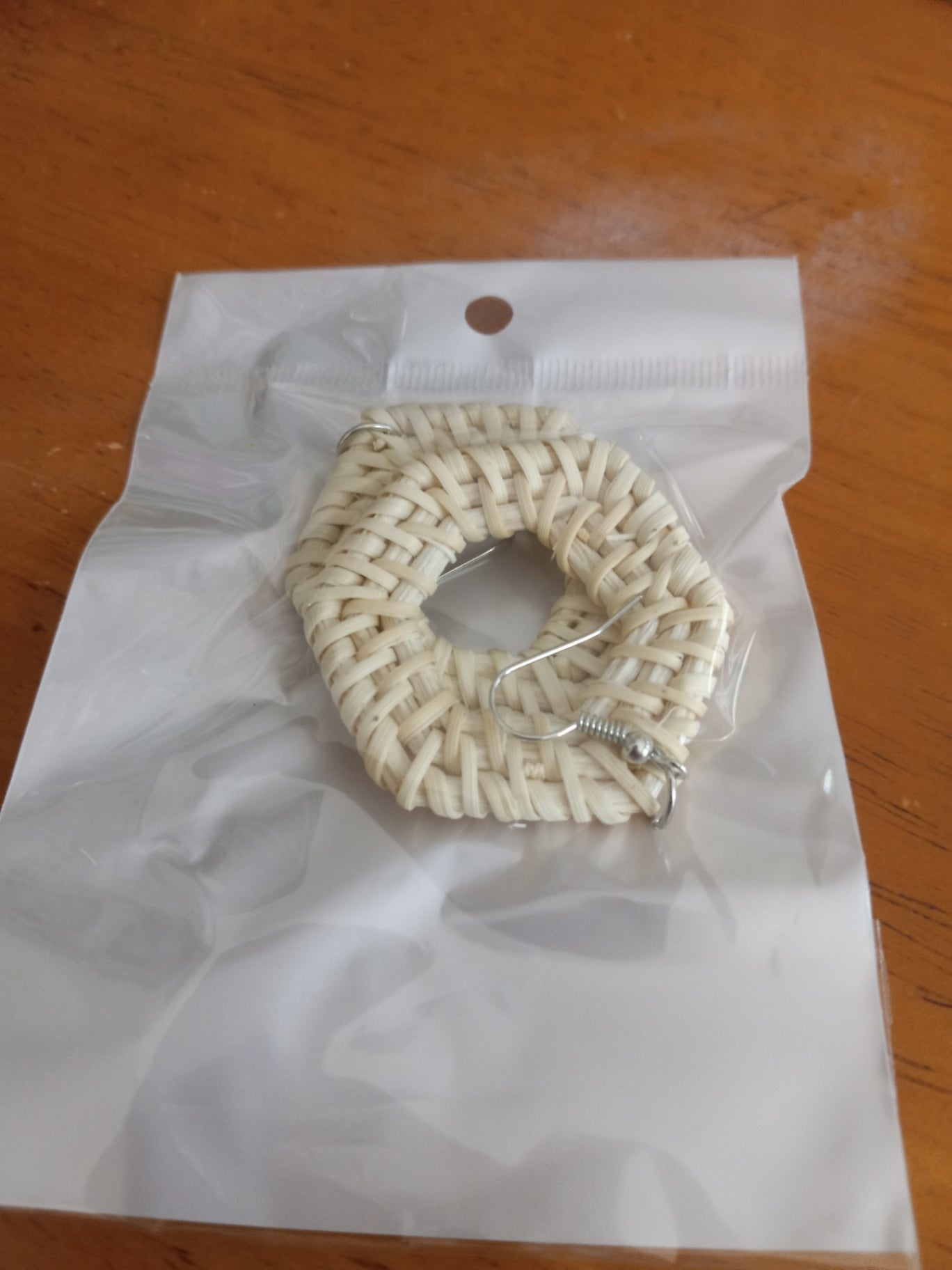 Rattan earrings 