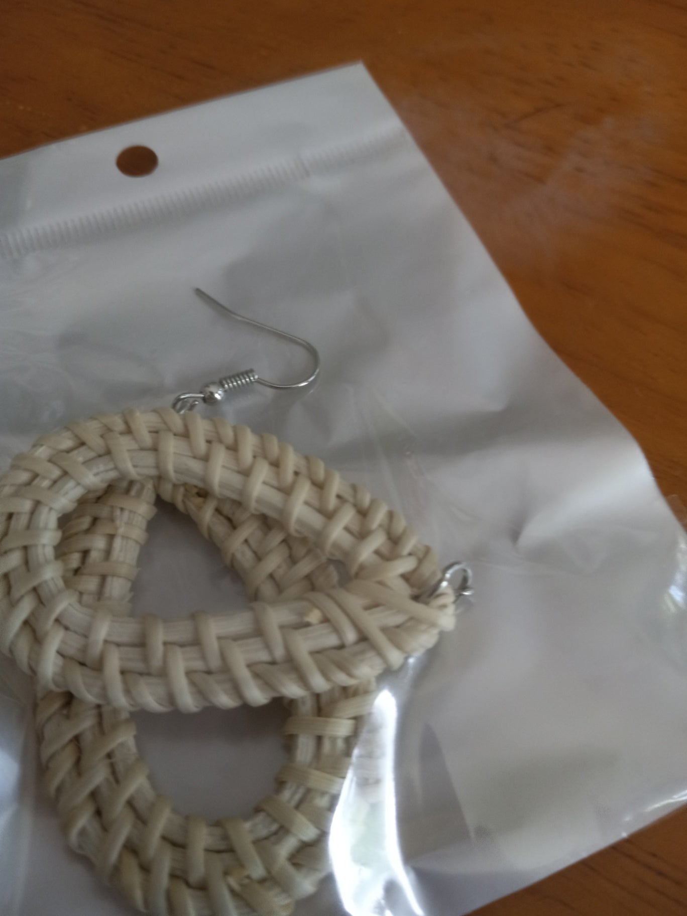 Rattan earrings 