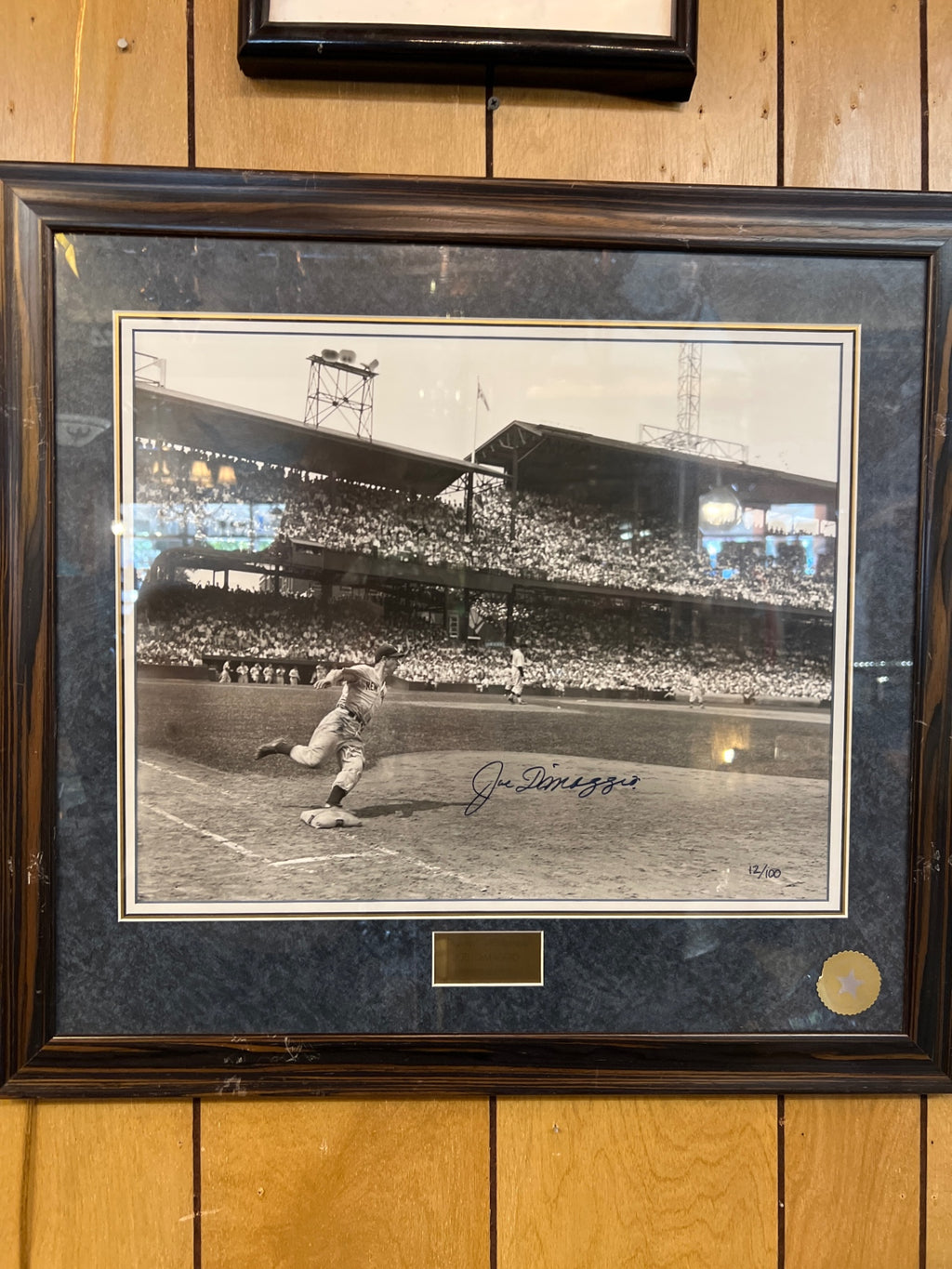 Joe DiMaggio Autographed 12/100