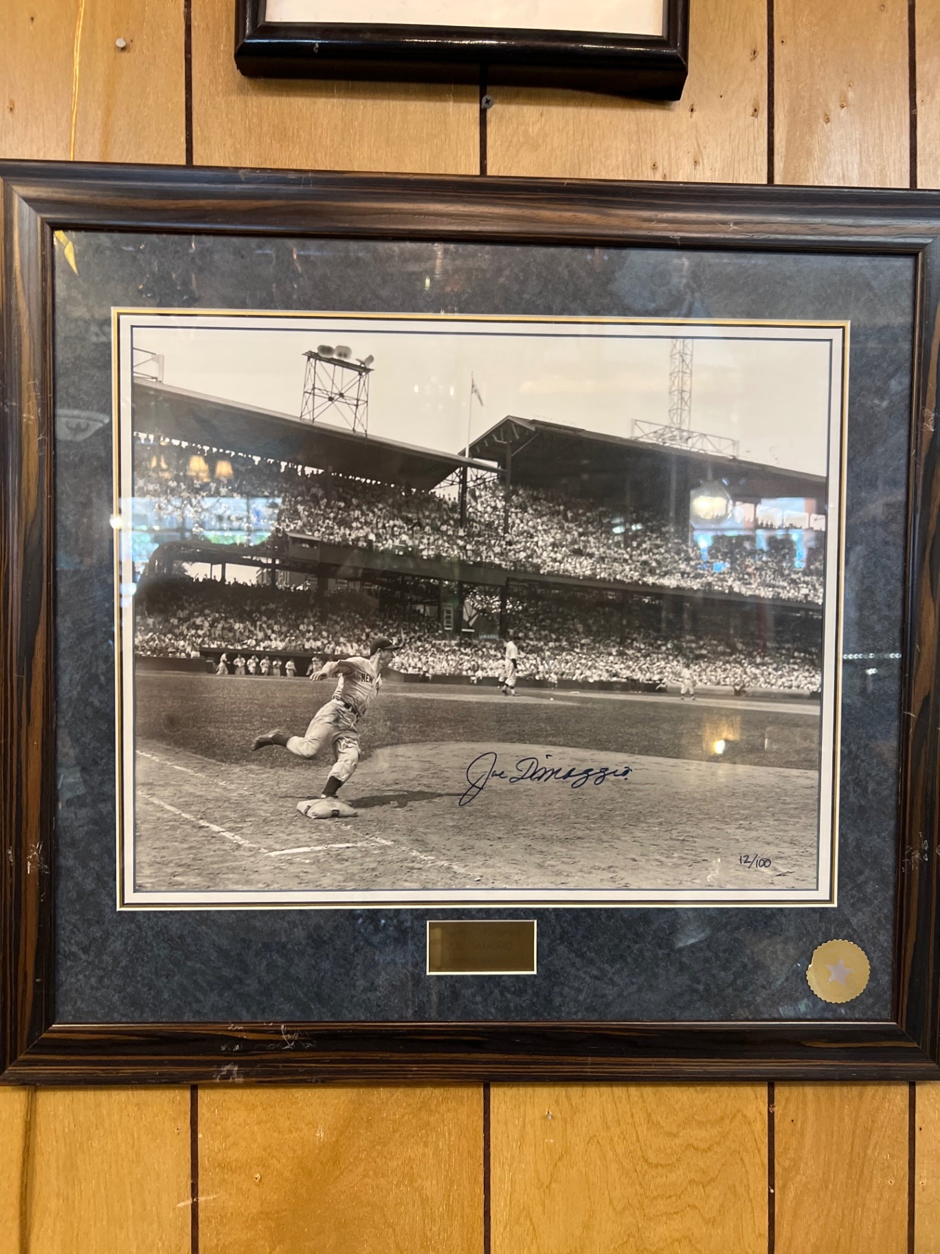 Joe DiMaggio Autographed 12/100