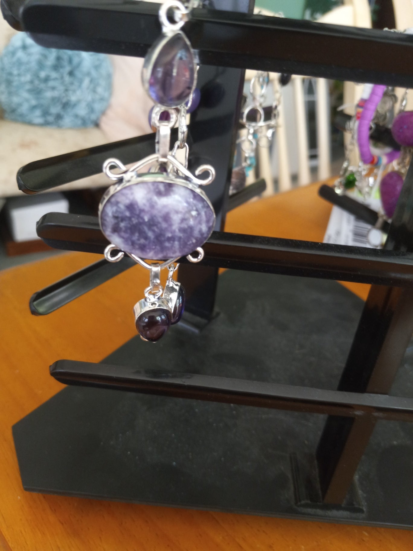 Lepidolite/Amethyst Bracelet 