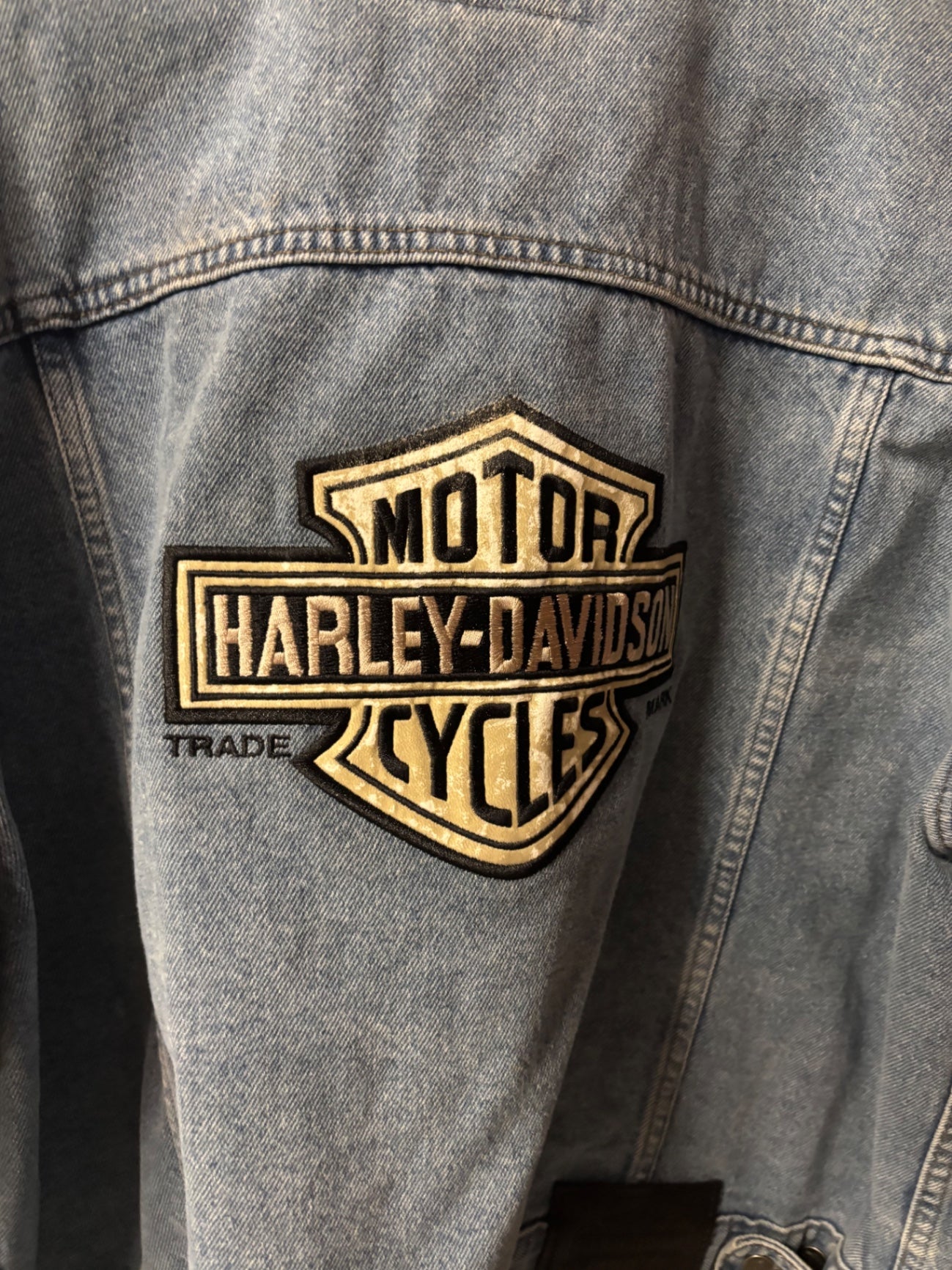 Harley Davidson denim jackey