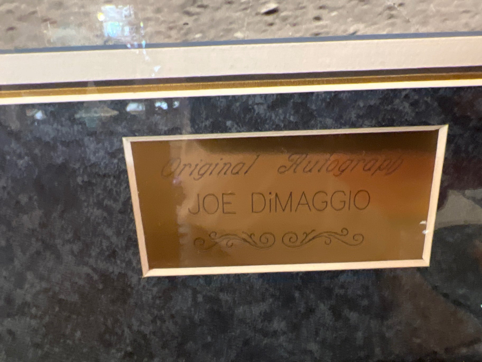 Joe DiMaggio Autographed 12/100