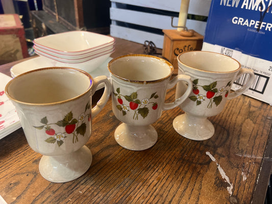 3 Ceramic Mug White Porcelain