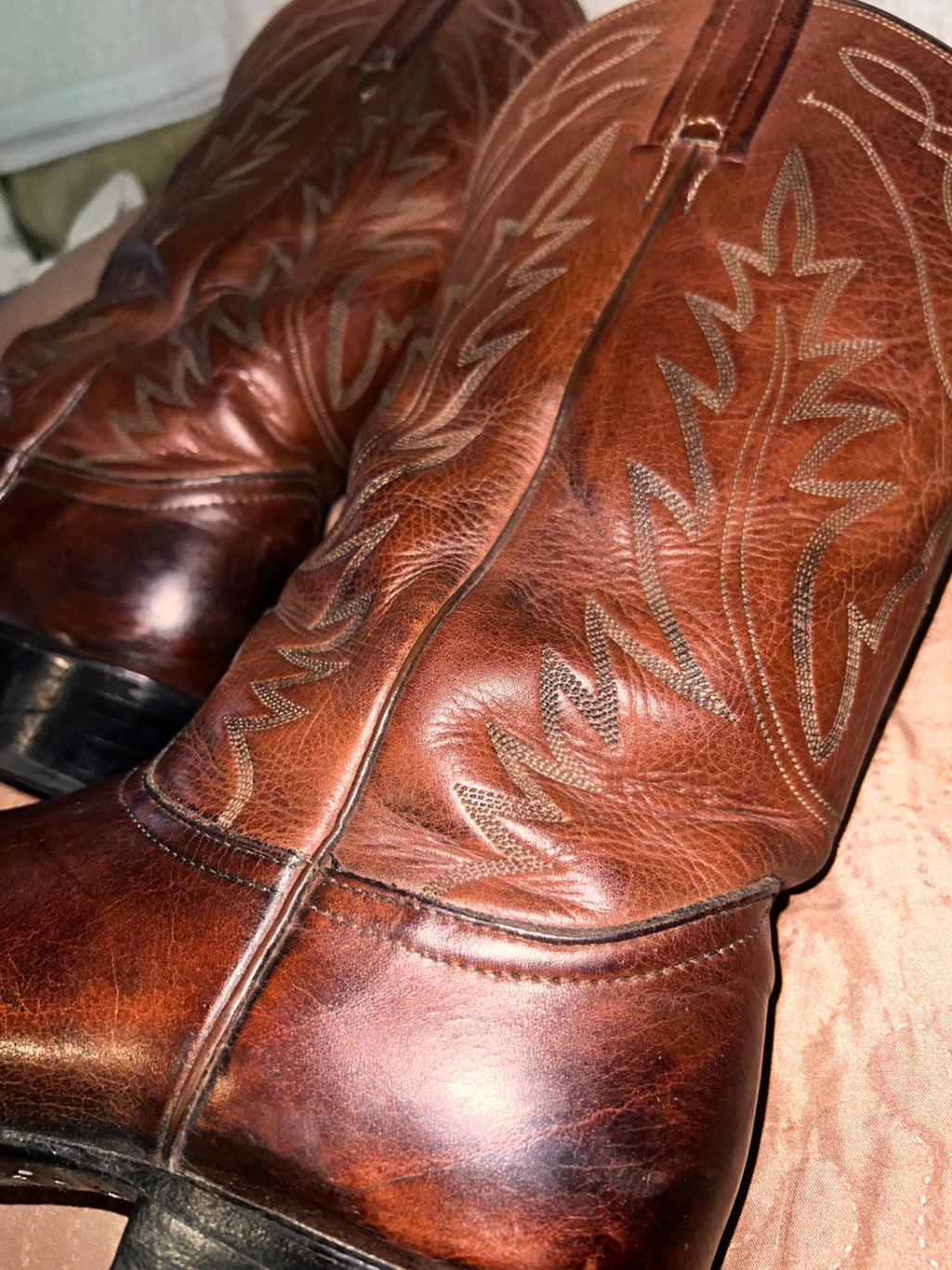 Nocona Western cowboy boots Brown Leather