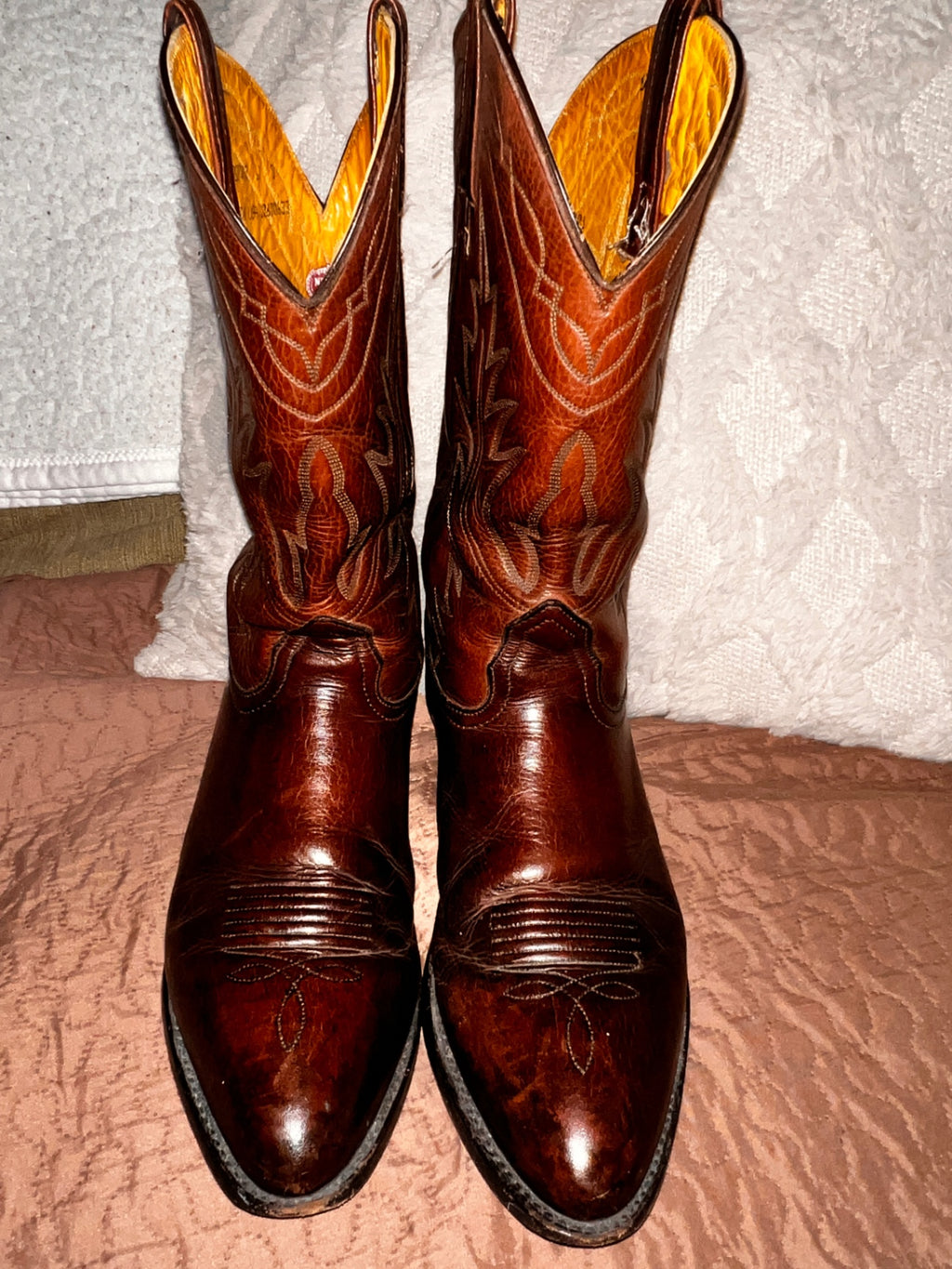 Nocona Western cowboy boots Brown Leather