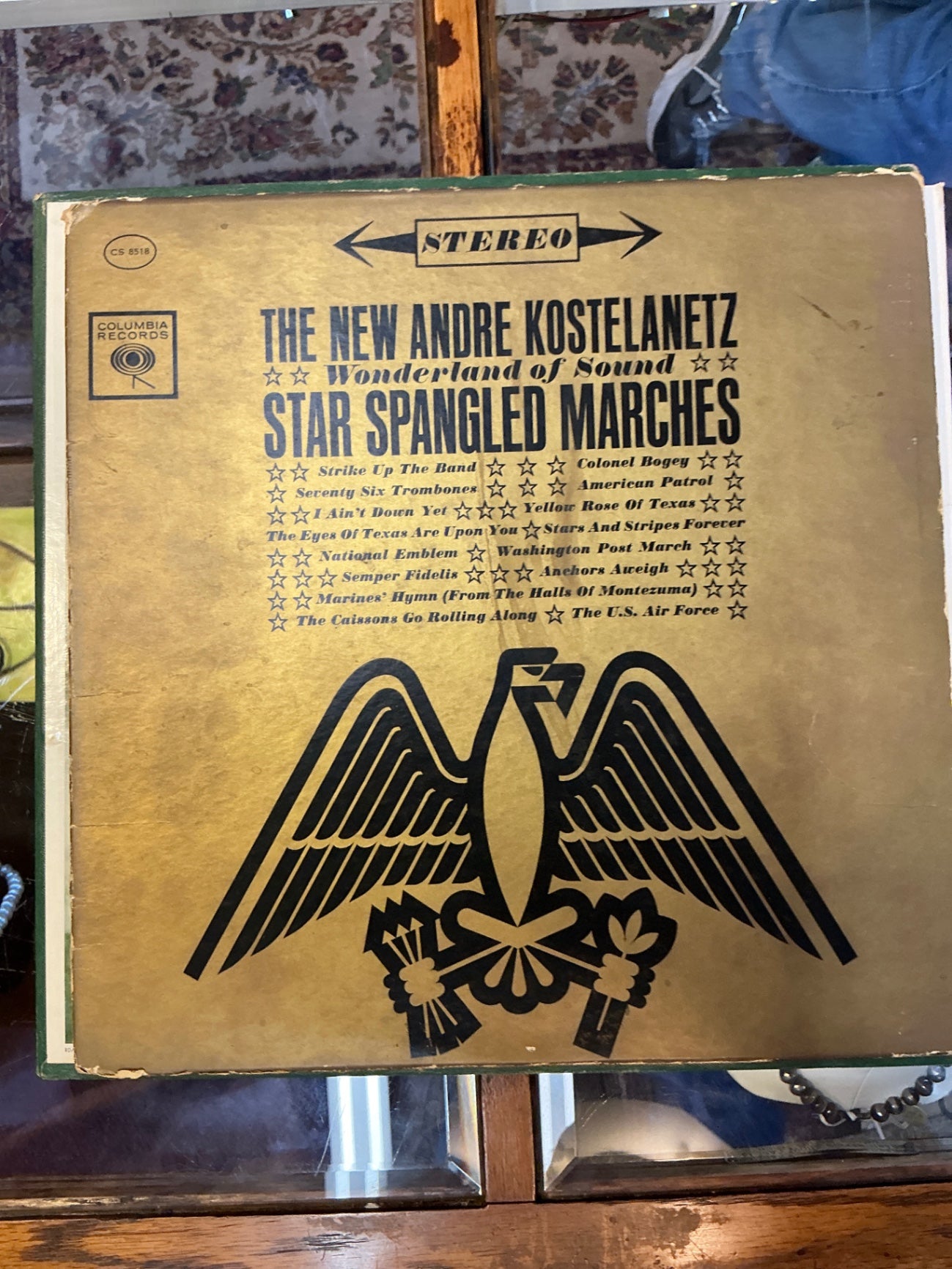 Vinyl Record Album Gold and black Vinyl and paper