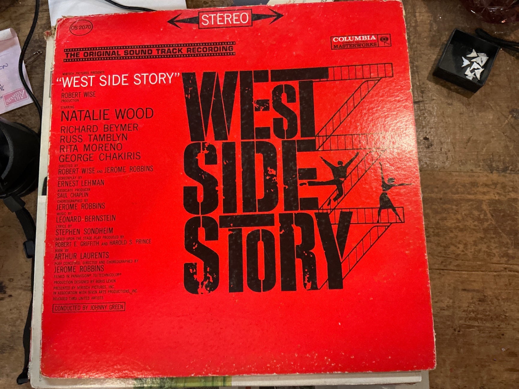 Soundtrack Vinyl Record Red and Black Vinyl, Paper