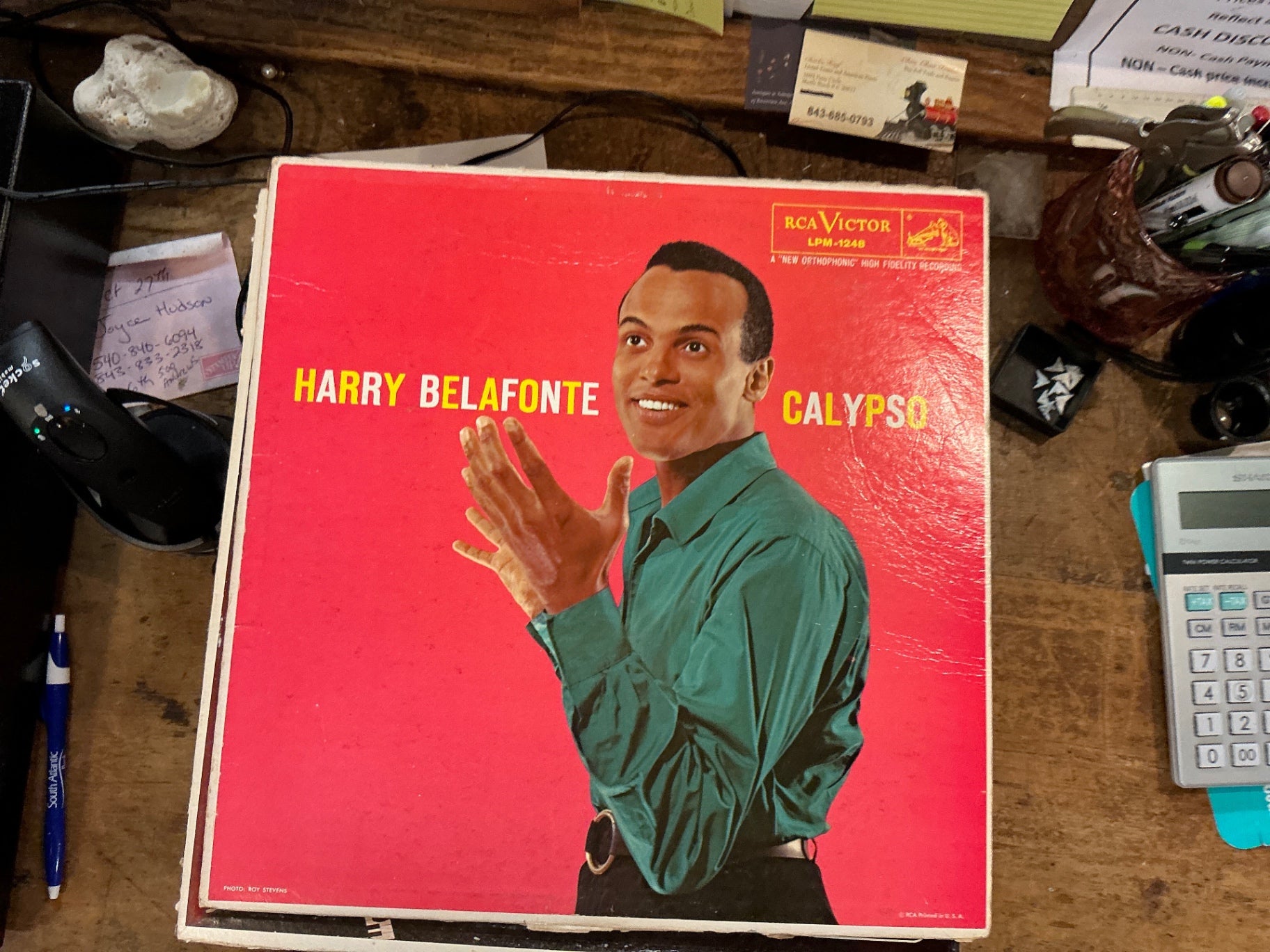 Vinyl Record Album Red and Green Vinyl
