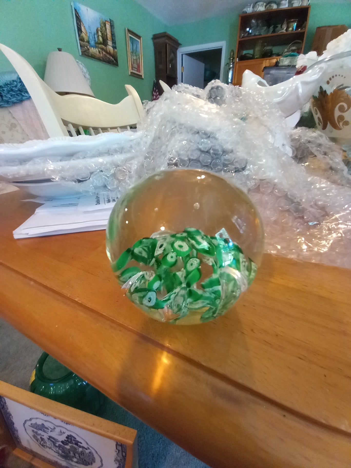 Milliflora paper weight