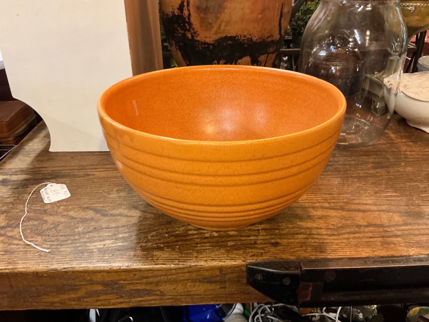 Bowl Orange Ceramic JCL
