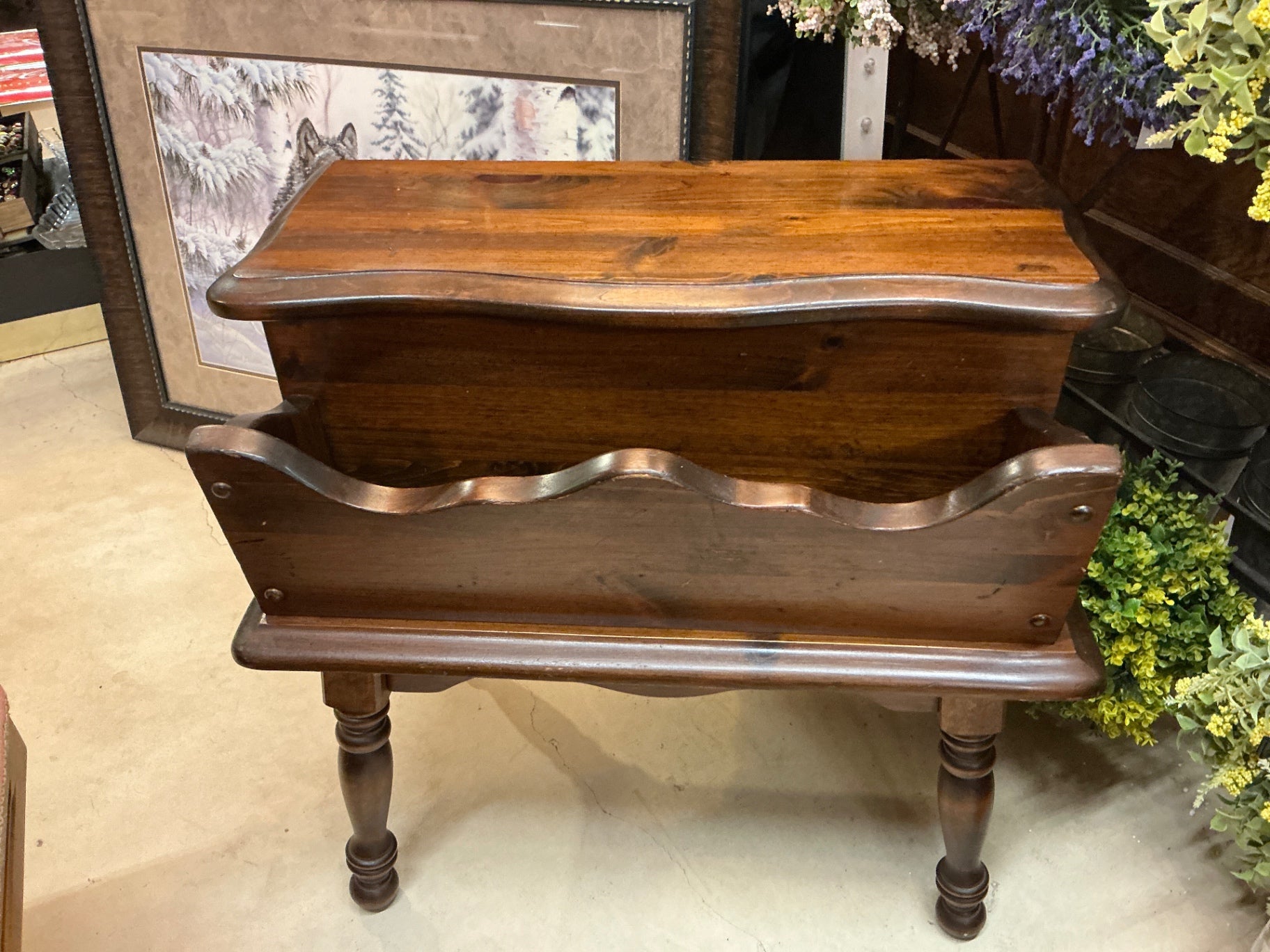End Table Brown Wood