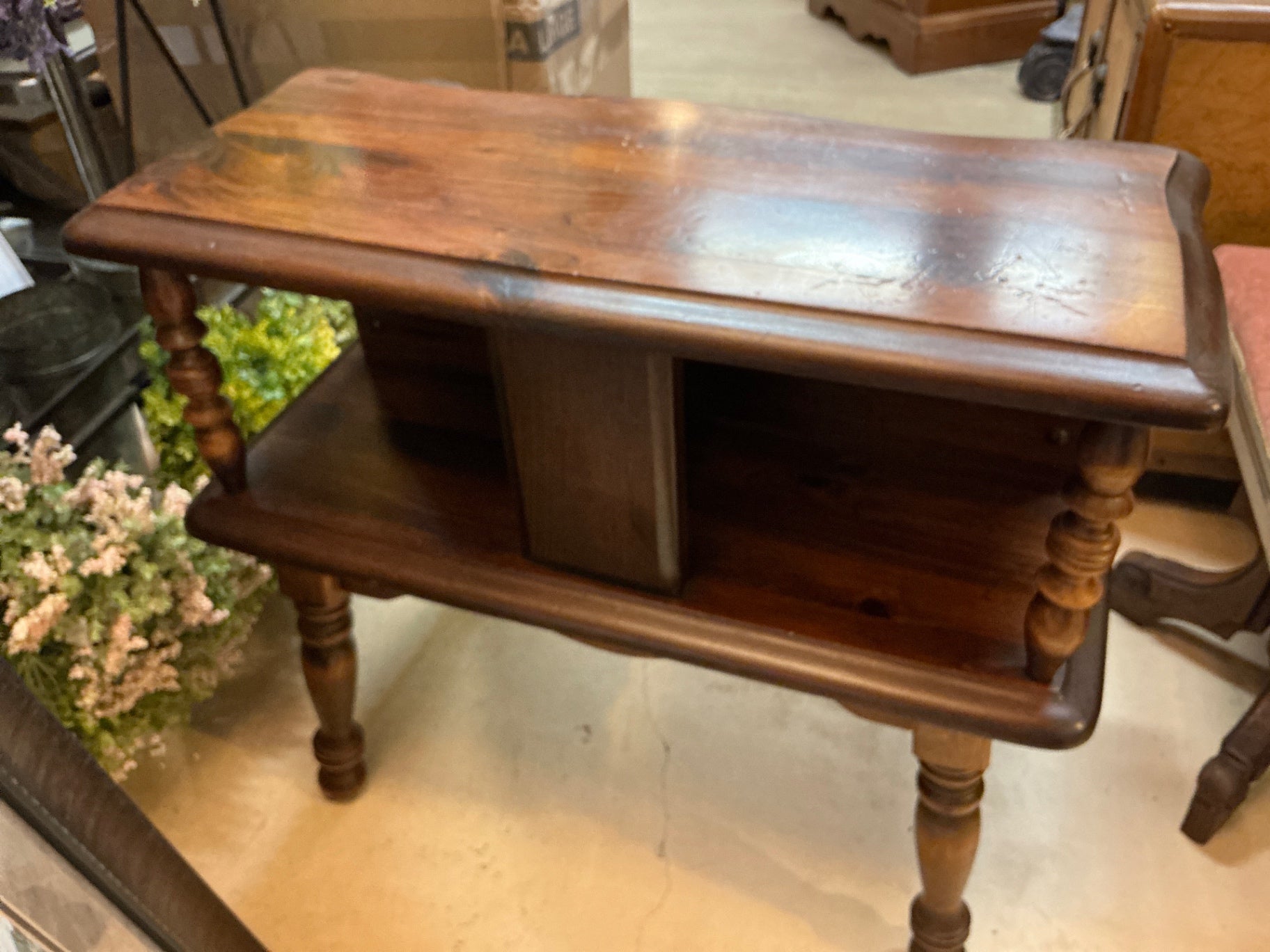 End Table Brown Wood