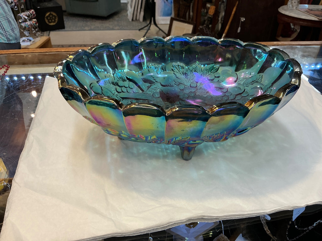 Decorative Glass Bowl Iridescent (Multicolor) Glass