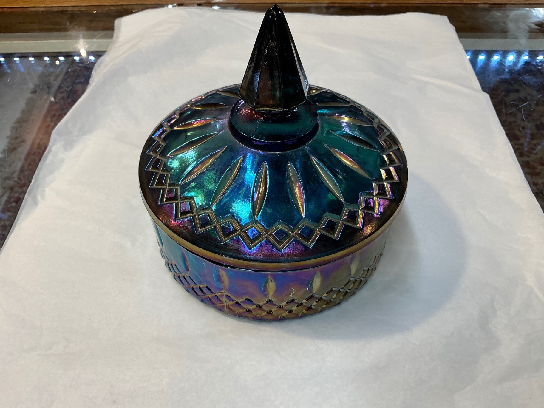 Decorative Glassware Iridescent (multi-colored) Glass