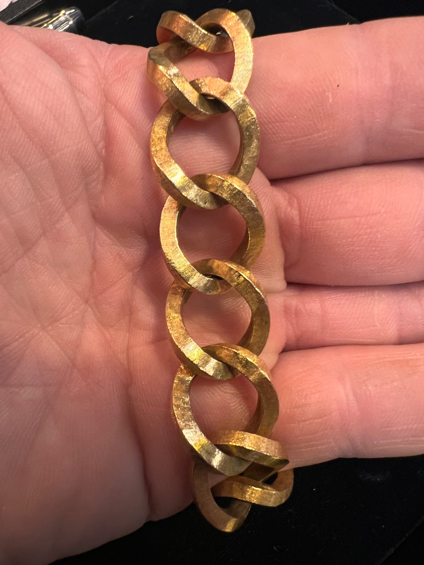 18 kt 750 Bracelet Gold Metal 8 inch