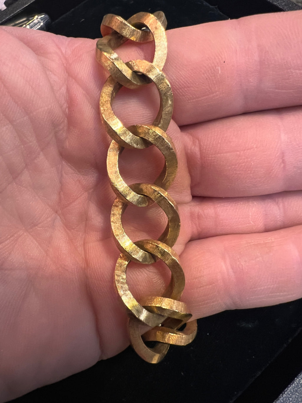 18 kt 750 Bracelet Gold Metal 8 inch